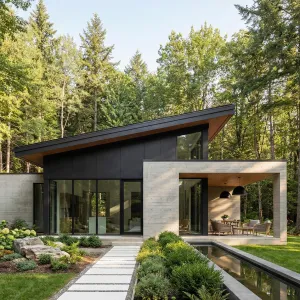 Woodland Frame Reflecting Garden House