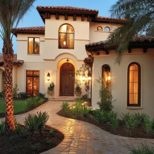 Whimsical Wander: The Tropical Archway Abode