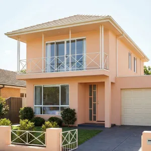 Peachy Suburban Retro Daydream