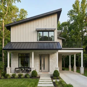 Clean Gable Retreat With Frontal Carport