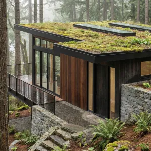 Woodland Moss Roof Escape