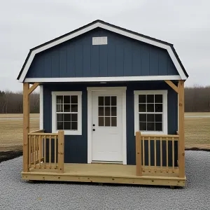 Navy Nook With Classy Porch