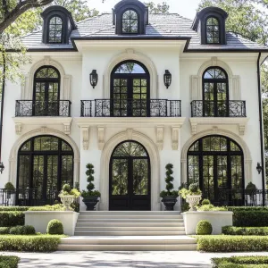 Architectural Gem with Wrought Iron Flourish