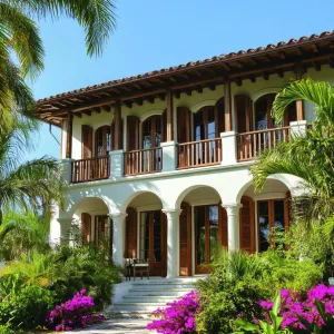 Tropical Arches and Botanicals Bliss