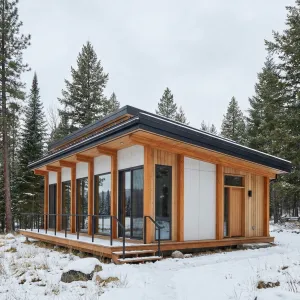Snowfield Timber Gallery Cabin
