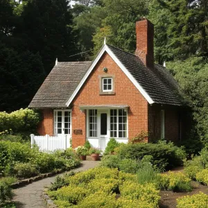 Charming Brick Cottage Surrounded By Lush Garden