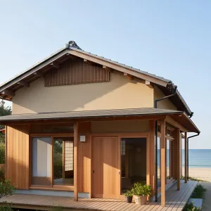 Seaside Serenity: Where Sand Meets Structure
