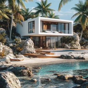 Perfectly Modern Seaside Haven