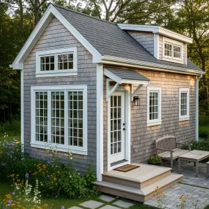 Petite Gabled Wonderland in a Floral Frame