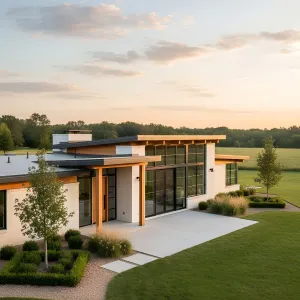 The Futuristic Farmhouse Fiesta: A Blast from the Mid-Century Past