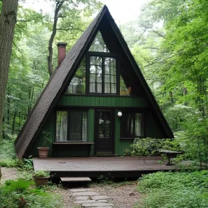 A-Frame Charm: Forest Nook Extravaganza