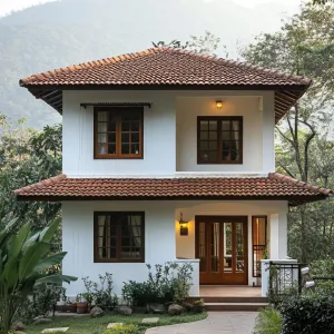 A Kerala House: Rooftops, Greens, and Scenes