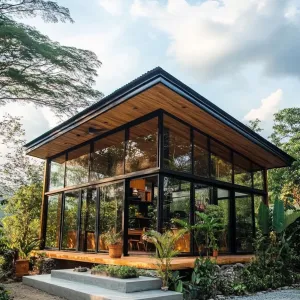 Tropical Glass Box Retreat