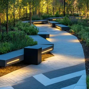 Pathway of Light in the Green Maze