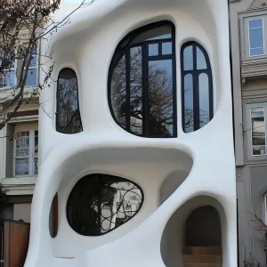 Futuristic Melted Home