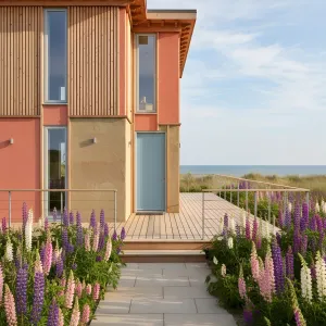 Seaside Symphony: A Colorful Cottage Delight