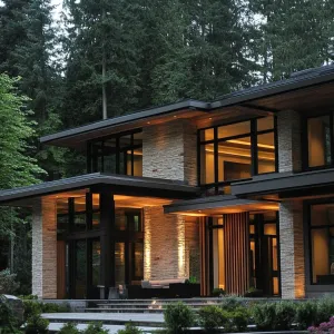 Flat Roof Retreat: Among the Pines