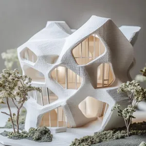 Futuristic Honeycomb House