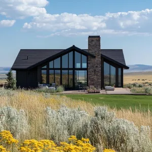 Pastoral Panorama: Modern Ranch Reverie