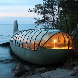 Submarine Home by the Shore