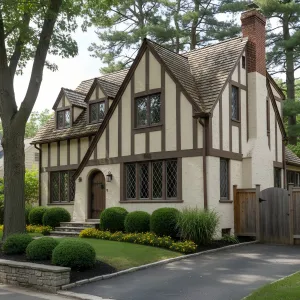 Stucco-and-Timber Cottage Classic