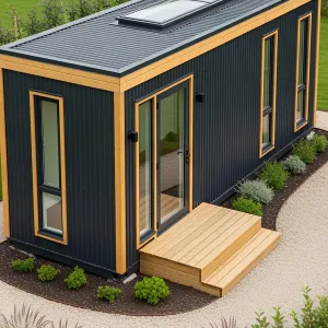 Compact Haven: The Chic Container Escape