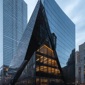 Triangular Prism of Urban Elegance