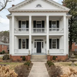 Grand Double Porch Colonial Revival