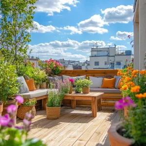 Sunny Rooftop Retreat