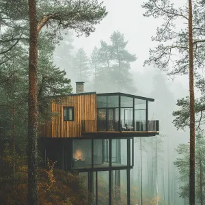 Treehouse-inspired Elevated Structure