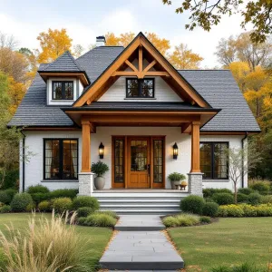 Nestled Nook with Twinkling Porch Lights