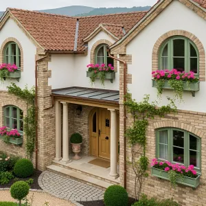 European Retreat Dressed in Blossoms