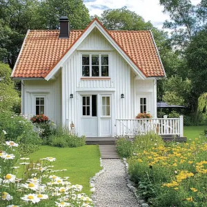 Charming Gable Retreat in Summer’s Embrace