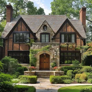 Enchanted Estate With Stone Facade