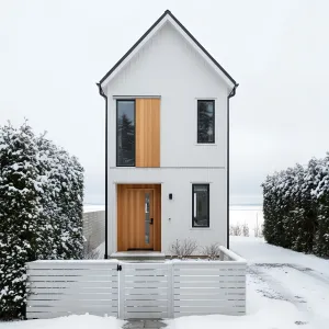 Cedar Stripe Snowbound Cottage