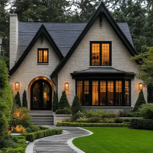Cozy Stone Lair with a Twinkle of Charm