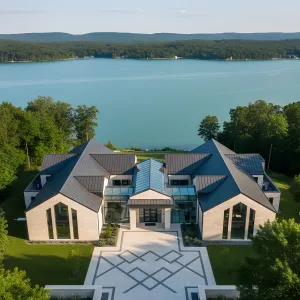 Lakeside Majesty: Castle by the Water