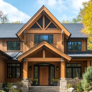 Timber-frame Colonial Revivals