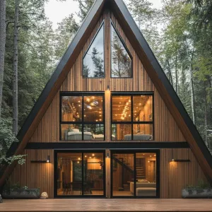 A-Frame Haven: A Pointy Peek-Inside