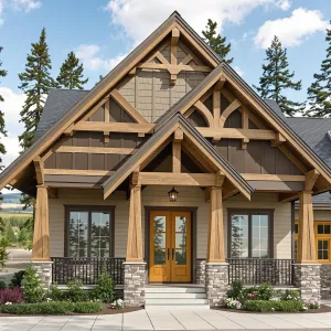 Craftsman Cottage Amid Pine Perfection