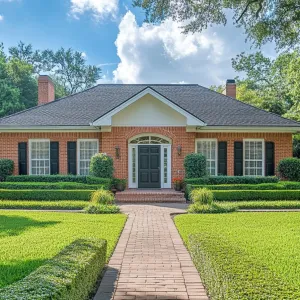 Brick Paradise Amidst Greenery