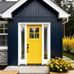 Golden Doorway to Cottage Bliss