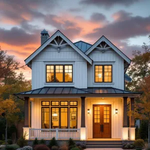 Storybook Sanctuary: Craftsman Charm at Dusk