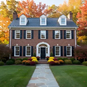 Autumn Brick Bonanza: Suburban Style