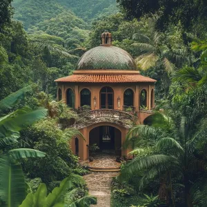 Jungle Dome Veranda House