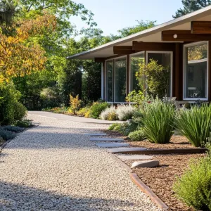 Clean, Gravel Pathways With Bold Edging