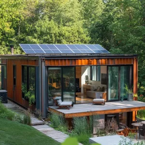 Solar-powered Container House