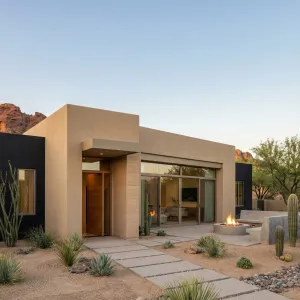 Desert Hearth Adobe Lounge House