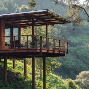 Hillside Arbor: The Rustic Roamer
