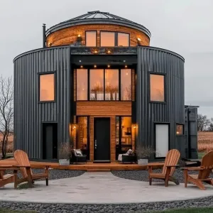 Circular Charm of Silo House